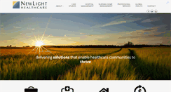 Desktop Screenshot of newlighthealthcare.com